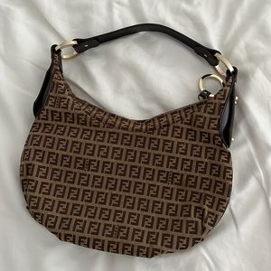 Fendi vintage zucchino hobo bag